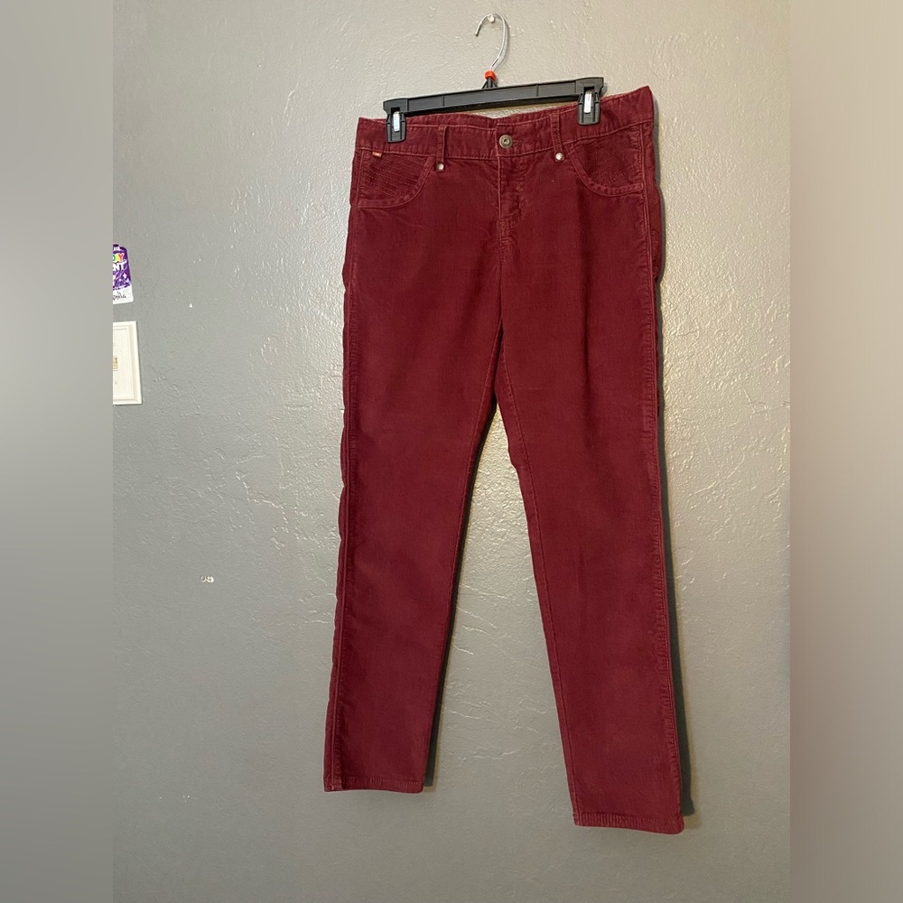 Athleta Frontier Corduroy Pants‎ Cranberry Size 8